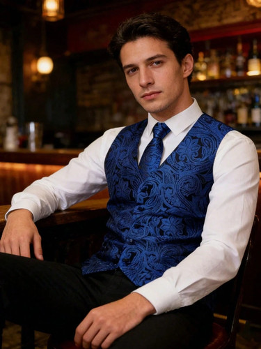Men suit vest sleeveless - men's,