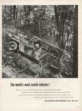 1955 Jeep Station Wagon Original Full Page Vintage Magazine Car Advertising