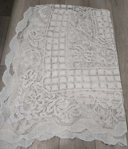 Vtg grape vines filet crochet - filet,