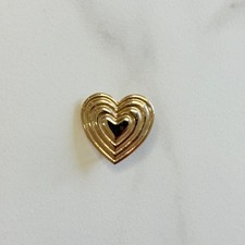 The Variety Club Heart Brooch – Gold Tone Pin Badge – Charity Support – VGC