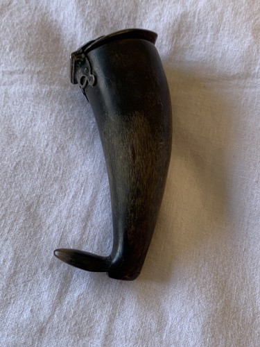 Scottish silver mounted horn - scottish,