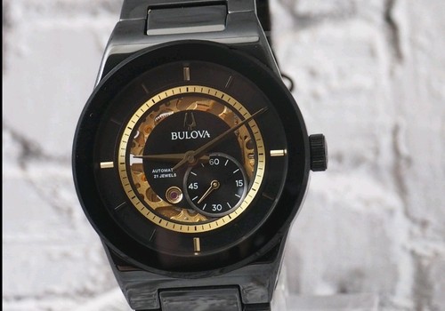 Bulova gents automatic ceramic - bulova,