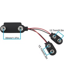 PP3 to PP9 Battery Adapter for