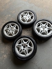 Smart Fortwo Alloy Wheels and Tyres 15 Set of 4. 2 Front 2 Rear. Excellent Cond