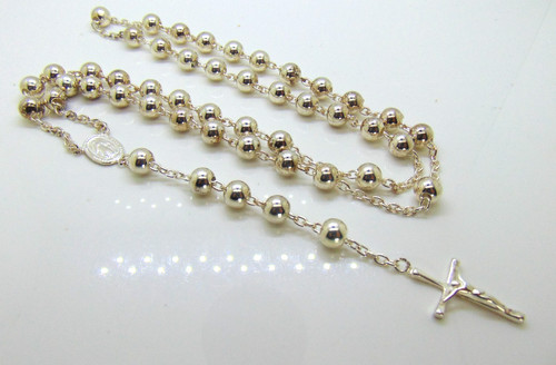 925 sterling silver rosary - sterling,