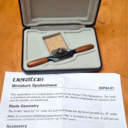 Veritas miniature spokeshave - veritas,