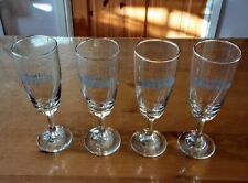 4 X Goldwell Snowball Glasses Vintage Retro Bar  Pub