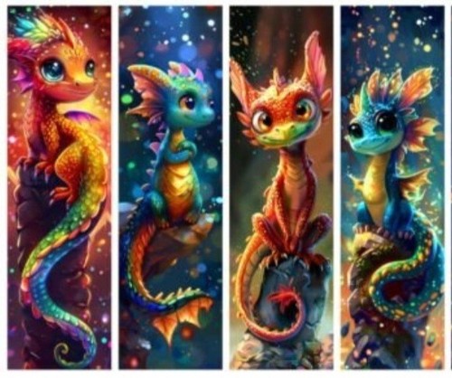 Cute dragons exquisite - cute,