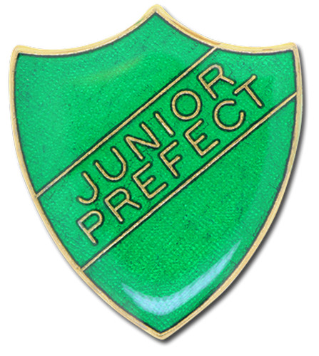 Junior prefect pin badge - junior, in