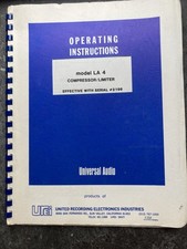 Urei compressor limiter - urei, compressor/limiter
