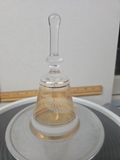 VINTAGE GOLD CRYSTAL BELL WITH
