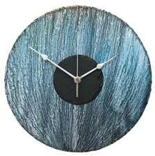 Ocean Wave slate wall clock