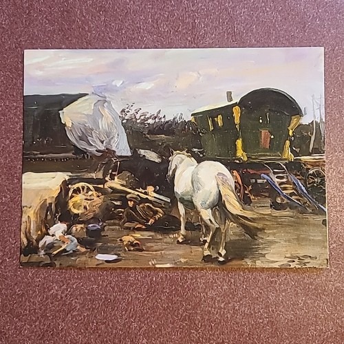 Art postcard the caravan by - art,