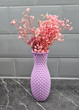 3D Printed Vase - Modern Design - Vase for Faux or Dried Flowers