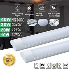 LED Strip Lights 1FT 2FT 3FT 4FT Batten Tube Light Ceiling Garage Office Home