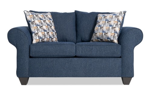 Navy kylie loveseat 2 - 70”,