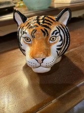 Tiger Head Ceramic Jug - Quail