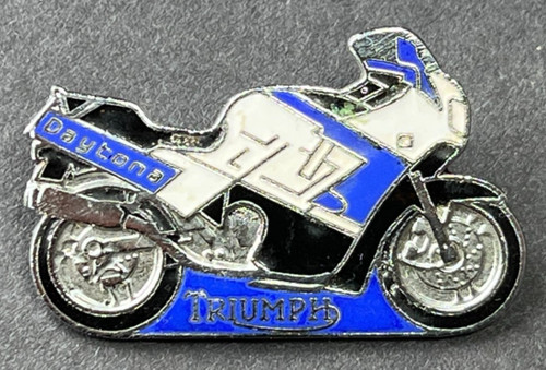 Motorcycle pin badge triumph - badge,