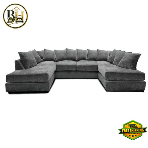 Luxury shape sofa chenille - luxury,