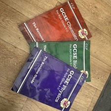 Set If 3 Science Revision Books 2016 Editions, Biology, Chemistry And Physics