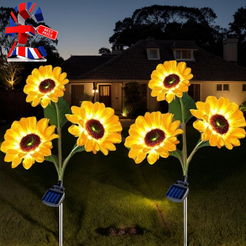 Upgraded solar sunflower - upgraded,