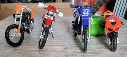 Diecast motocross dirt bikes - diecast,