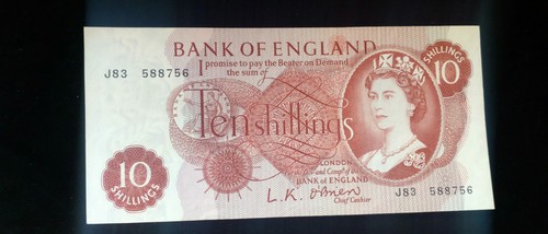 Bank england ten shillings - bank,