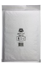 Genuine white jiffy - 'white', bags