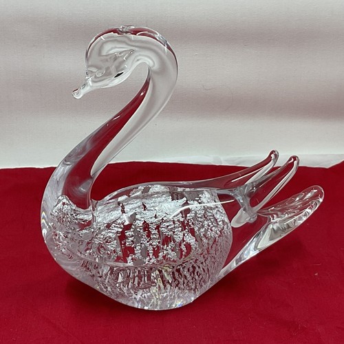 Marcolin glass swan - marcolin,