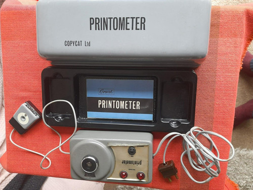 Rare vintage printometer - rare,
