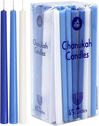 Kosher long chanukah wax - long,