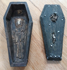 Spooky resin Coffin shaped