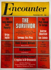 Encounter Magazine September 1971. Used but Good Condition