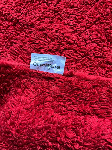 Red bath mat brand new - red,