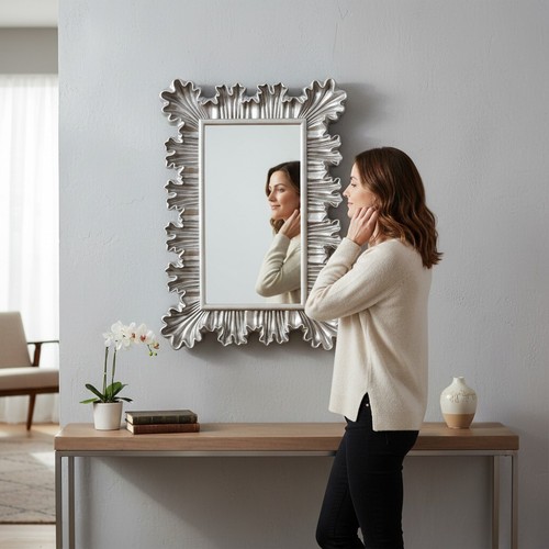 Extra large mirror silver - large,