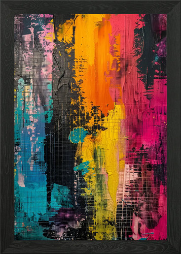 Abstract acrylic painting - abstract,