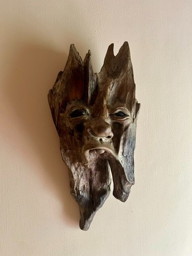 Hand sculpted green - -, man