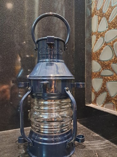 Antique maritime ship lantern - ship,