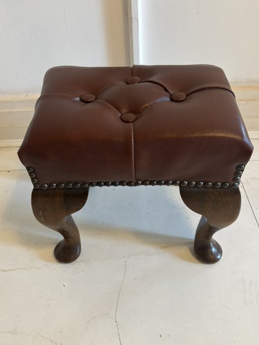 Vintage red leather - red,