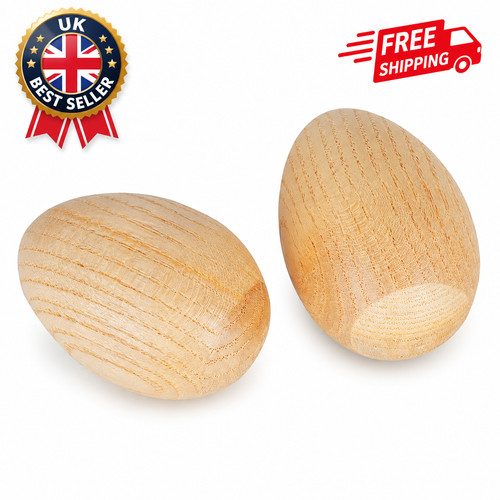 Wooden maracas egg - wooden,