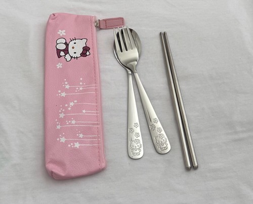 Hello kitty cutlery set - cutlery,