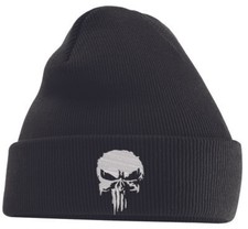 Skull Punisher Inspired Beanie Hat Gym Workout Movie