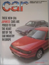 CAR February 1986 featuring MG