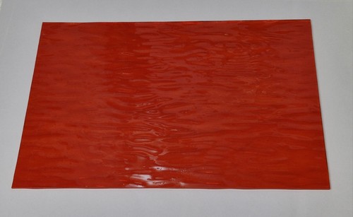 Piece orange stained glass - stained,