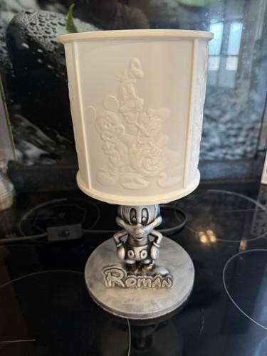 Mickey mouse lamp with shade - mouse,