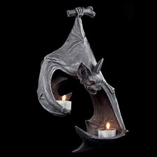 Bat wall tea light holder -
