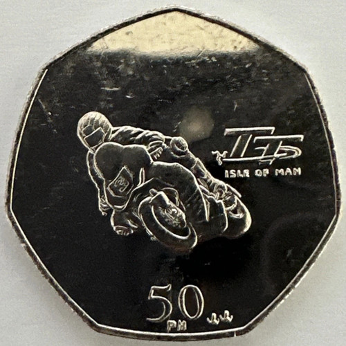 Isle man 50p coin 2014 - tt,