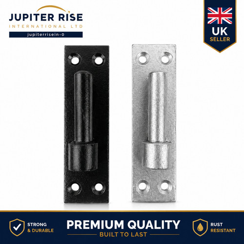 Heavy duty gate hook plate - duty, on
