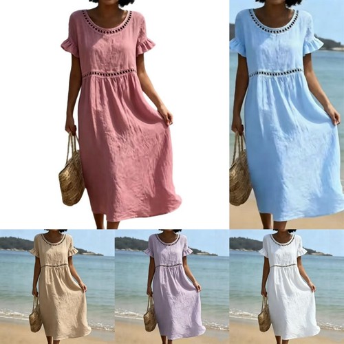 Women neck linen cotton - neck,