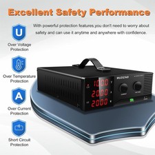 RUZIZAO Bench Power Supply Variable 100V 20A 2000W High Power DC